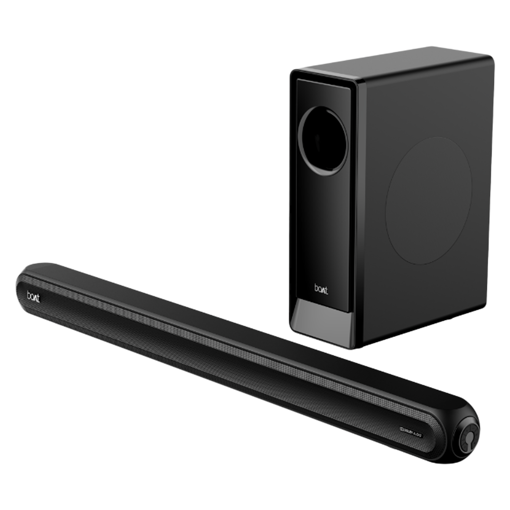 boAt Aavante Bar 1600D Dolby Digital 120 W Bluetooth Soundbar  (Premium Black, 2.1 Channel) की तस्वीर