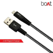 Picture of boAt Micro USB Cable 2.4 A 1.5 m Micro USB 500 Black 1.5m