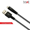 boAt Micro USB Cable 2.4 A 1.5 m Micro USB 500 Black 1.5m की तस्वीर