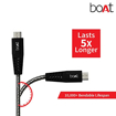 Picture of boAt Micro USB Cable 2.4 A 1.5 m Micro USB 500 Black 1.5m