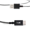 boAt USB Type C Cable 2.4 A 1 m a400-1m  (Compatible with All Phones With Type C port, Grey, One Cable) की तस्वीर