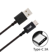 boAt USB Type C Cable 2 m Type C A400 - 2m  (Compatible with All Phones, Black, One Cable) की तस्वीर