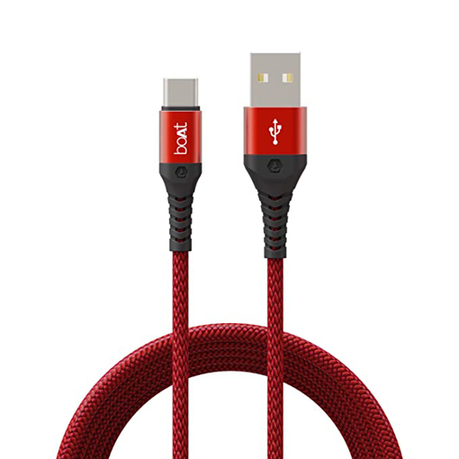 boAt USB Type C Cable 1.2 m Type C A500 1.2m  (Compatible with All Phones With Type C port, One Cable) की तस्वीर