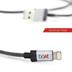 Picture of boAt LTG 500-1 Apple Certified Lightening  (Compatible with Mobile, Metallic Silver, One Cable)