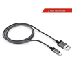 boAt LTG 500 Apple MFI Certified for iPhone, iPad and iPod 2Mtr Data Cable(Space Grey) की तस्वीर