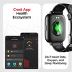Picture of boAt Wave Prime Smart Watch with 1.69" HD Display, 700+ Active Modes, ASAP Charge, Live Cricket Scores, Crest App Health Ecosystem, HR & SpO2 Monitoring(Matte Black)