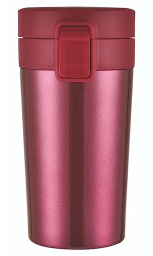 Picture of SignoraWare Hot Pour Coffeemate Insulated Mug, Vacuum Insulated Travel Coffee Mug with Lid, 8 Hours Hot and 14 Hours Cold, 350 ml,Set of 1, Red