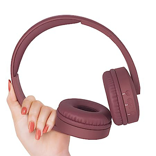Fingers Beaute Bluetooth Headset  (Mocha Maroon, On the Ear) की तस्वीर