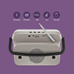 Fingers My-Own-TV 8 W Bluetooth Speaker  (Silver, Grey, Stereo Channel) की तस्वीर