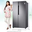 LG 679 L Frost Free Side by Side Refrigerator with  Multi Air Flow  (Dark Graphite Steel, GC-B247KQDV) की तस्वीर