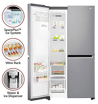 Picture of LG 668 L Frost Free Side by Side Refrigerator with with Hygiene Fresh+ and Smart ThinQ(WiFi Enabled)  (Platinum Silver 3, GC-L247CLAV)