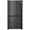 Picture of LG 688 L Frost Free Smart Inverter Side-by-Side Refrigerator (GC-B257KQBV, Matt Black | Multi Air Flow, Multi Digital Sensors and Express Freezing)