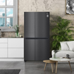 Picture of LG 688 L Frost Free Smart Inverter Side-by-Side Refrigerator (GC-B257KQBV, Matt Black | Multi Air Flow, Multi Digital Sensors and Express Freezing)