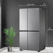 Picture of LG 694 L Frost Free Side by Side Inverter Technology Star Refrigerator  (Platinum Silver III, GC-B257SLUV)