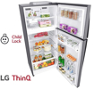 Picture of LG 547 L Frost Free Double Door 3 Star Refrigerator with with Door Cooling and Smart ThinQ(WiFi Enabled)  (Platinum Silver III, GN-H702HLHQ)