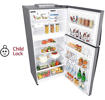 Picture of LG 630 L Frost Free Double Door 3 Star Refrigerator  (Platinum Silver 3, GR-H812HLHQ)