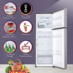 Picture of LG 246 L Frost Free Double Door 3 Star Convertible Refrigerator  (Dazzle Steel, GL-T262TDSX)