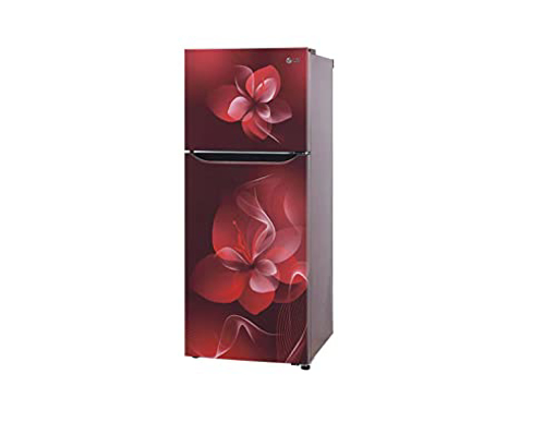 Picture of LG 260 L Frost Free Double Door 2 Star Refrigerator  (Wine, GL-N292BSDY)