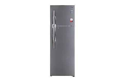 LG 360 Litres 2 Star Frost Free Inverter Double Door Refrigerator (GL-S402RPZY,Shiny Steel) की तस्वीर