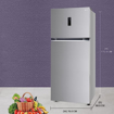 Picture of LG 380 L 3 Star Frost-Free Smart Inverter Wi-Fi Double Door Refrigerator (GL-T412VPZX, Shiny Steel, Convertible & Door Cooling+, Gross Volume- 408 L)