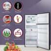 LG 380 L 3 Star Frost-Free Smart Inverter Wi-Fi Double Door Refrigerator (GL-T412VESX, Ebony Sheen, Convertible & Door Cooling+, Gross Volume- 408 L) की तस्वीर