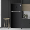 Picture of LG 380 L 3 Star Frost-Free Smart Inverter Wi-Fi Double Door Refrigerator (GL-T412VESX, Ebony Sheen, Convertible & Door Cooling+, Gross Volume- 408 L)