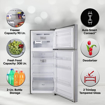 Picture of LG 398 L 2 Star Frost-Free Smart Inverter Double Door Refrigerator (GL-N422SDSY, Dazzle Steel, Express Freeze, Gross Volume – 423 Ltr.)