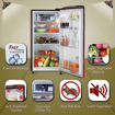 Picture of LG 185 L Direct Cool Single Door 3 Star Refrigerator with Moist 'N' Fresh  (Scarlet Charm, GL-B201ASCD)