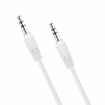 ERD AX-87 3.5 mm Male to Male 2 Meter Aux Audio Cable for Laptop, Car Stereo, Speaker, Smart Phones and Other Smart Devices, White की तस्वीर