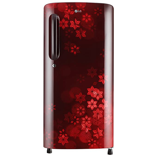 LG 190 L 3 Star Direct-Cool Single Door Refrigerator (GL-B201ASQD, Scarlet Quartz, Moist 'N' Fresh, 2022 Model) की तस्वीर