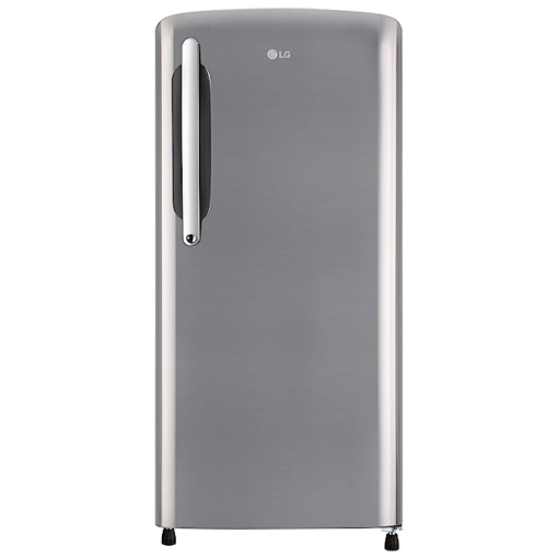 Picture of LG 204 L 5 Star Inverter Direct-Cool Single Door Refrigerator (GL-B211HPZZ, Shiny Steel, With Smart Connect & Fast Ice Making, 2022 Model)