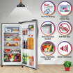 Picture of LG 204 L 5 Star Inverter Direct-Cool Single Door Refrigerator (GL-B211HPZZ, Shiny Steel, With Smart Connect & Fast Ice Making, 2022 Model)