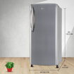 Picture of LG 204 L 5 Star Inverter Direct-Cool Single Door Refrigerator (GL-B211HPZZ, Shiny Steel, With Smart Connect & Fast Ice Making, 2022 Model)