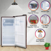 Picture of LG 204 L 4 Star Direct-Cool Inverter Single Door Refrigerator (??GL-B211CSCY, Scarlet Charm, Smart Connect & Fast Ice Making, 2022 Model)