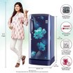 LG 204 L Direct Cool Single Door 4 Star Refrigerator with Base Drawer with Mi-com  (Blue Charm, GL-D211CBCY) की तस्वीर