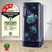 Picture of LG 190 L Direct Cool Single Door 5 Star Refrigerator with Base Drawer with Smart Inverter Compressor  (Blue Charm, GL-D201ABCZ)