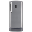 Picture of LG 204 L Direct Cool Single Door 4 Star Refrigerator with Base Drawer with External Mi-Com  (Shiny Steel, GL-D211CPZY)