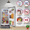 Picture of LG 204 L Direct Cool Single Door 4 Star Refrigerator with Base Drawer with External Mi-Com  (Shiny Steel, GL-D211CPZY)