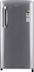 Picture of LG 204 L Direct Cool Single Door 4 Star Refrigerator with Base Drawer with External Mi-Com  (Shiny Steel, GL-D211CPZY)