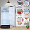 Picture of LG 215 L Direct Cool Single Door 3 Star Refrigerator with Fast Ice Making  (Purple Victoria, GL-B221APVD)