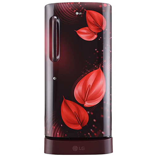 Picture of LG 215 L Direct Cool Single Door 3 Star Refrigerator  (Scarlet Plumeria, GL-B221ASPD)