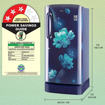 Picture of LG 215L 3 Star Direct-Cool Single Door Refrigerator (GL-D221ABCD, Blue Charm, Base stand with drawer, 2022 Model)