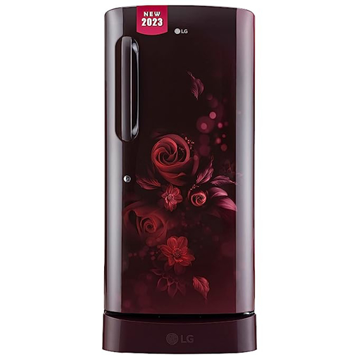 Picture of LG 215 L Direct Cool Single Door 3 Star Refrigerator  (Scarlet Euphoria, GL-D221ASED)