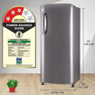 Picture of LG 235 L Direct Cool Single Door 3 Star Refrigerator with Base Drawer  (Shiny Steel, GL-D241APZD)