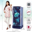 LG 190 L Direct Cool Single Door 4 Star Refrigerator with Base Drawer  (Blue Charm, GL-D201ABCY) की तस्वीर