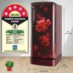 Picture of LG 190 L Direct Cool Single Door 3 Star Refrigerator with Base Drawer  (Scarlet Charm, GL-D201ASCZ)