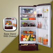 Picture of LG 190 L Direct Cool Single Door 5 Star Refrigerator with Base Drawer  (Scarlet Euphoria, GL-D201ASEZ)