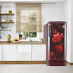 Picture of LG 190 L Direct Cool Single Door 4 Star Refrigerator with Base Drawer  (Scarlet Charm, GL-D201ASCY)