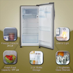 Picture of LG 215 L Direct Cool Single Door 3 Star Refrigerator  (Shiny Steel, GL-B221APZD)