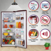 Picture of LG 235 L Direct Cool Single Door 5 Star Refrigerator  (Scarlet Quartz, GL-B241ASQZ)